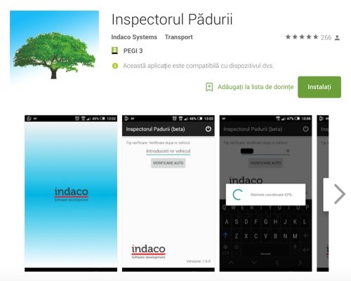 Aplicaţia „Inspectorul Pădurii”, extinsă