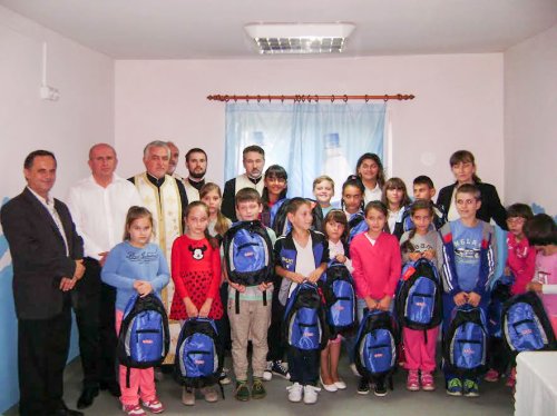 Început de an școlar la Centrul de Zi „Patriarh Miron Cristea”, Făget