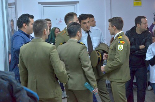 Studenții de la Academia Tehnică Militară Bucureşti au donat sânge