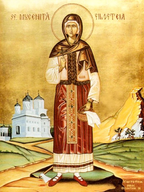 Sfânta Muceniță Filofteia de la Curtea de Argeş; Sfântul Ierarh Ambrozie, Episcopul Mediolanului