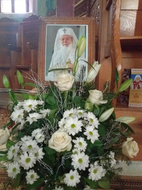 Preafericitul Părinte Patriarh Teoctist, pomenit în biserica din satul natal