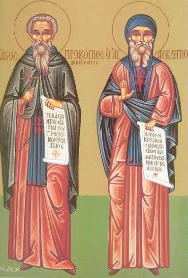 Sf. Cuv. Mărturisitori Procopie şi Talaleu (Începutul Postului Sfintelor Paşti. Zi aliturgică. Canonul cel Mare)  