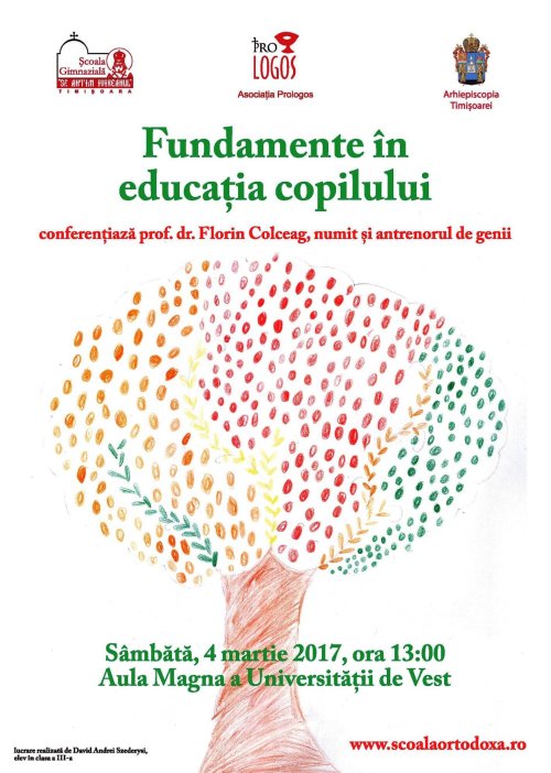 Invitație la conferința „Fundamente în educația copilului”