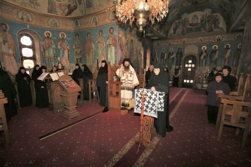 Slujire arhierească la Mănăstirea Izvoru Mureșului, Harghita