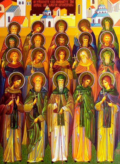 Sfinţii Cuvioşi Mucenici din Mănăstirea Sfântul Sava cel Sfinţit