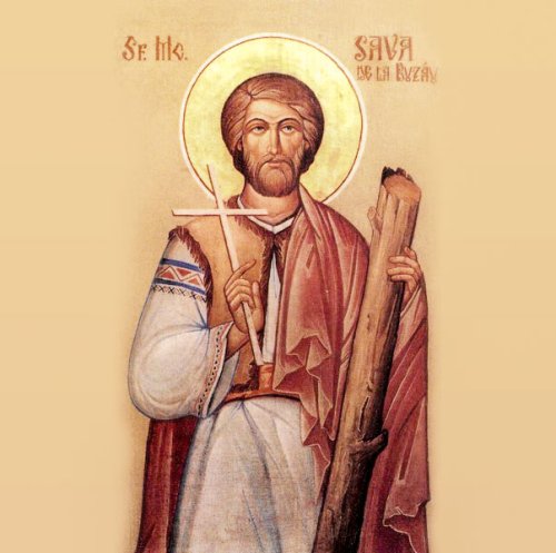 Sfânta şi Marea Miercuri (Denie); † Sfântul Mucenic Sava de la Buzău; Sfântul Ierarh Vasile Mărturisitorul, Episcop de Parion