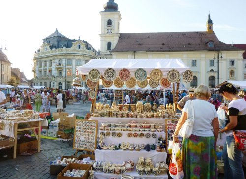 „Târgul Olarilor” în Piaţa Mare din Sibiu