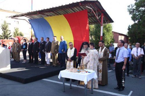 Sfințirea drapelului ISU la Sibiu și Alba Iulia