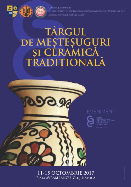 Târg de meșteșuguri și ceramică tradițională la Cluj-Napoca