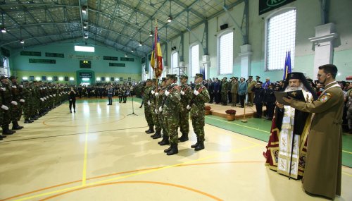 Jurământ militar la Academia Forțelor Terestre din Sibiu