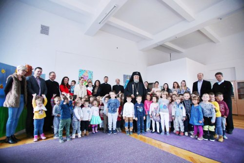 Binecuvântare pentru copiii de la Grădinița „Sfântul Dimitrie” din Sibiu