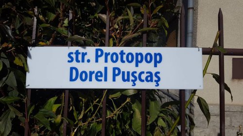 Strada „Protopop Dorel Pușcaș” la Huedin