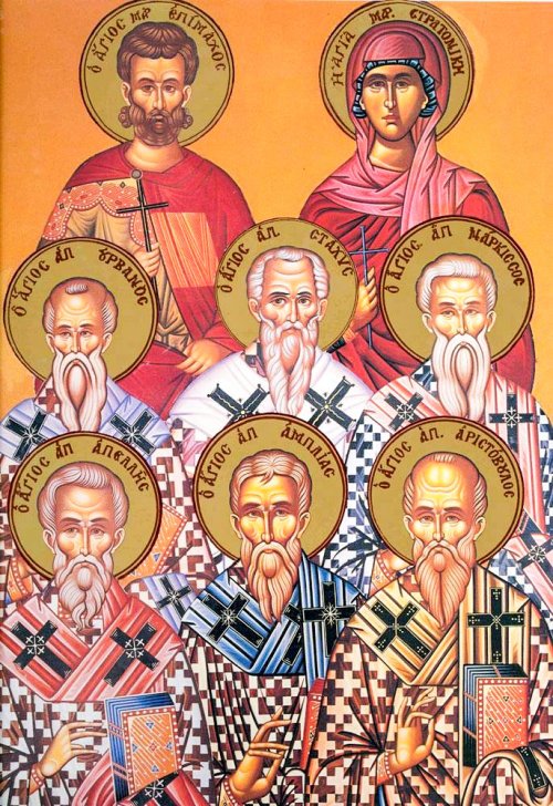 Sfinţii Apostoli Apelie, Stahie, Amplie, Urban, Aristobul şi Narcis; Sfântul Mucenic Epimah