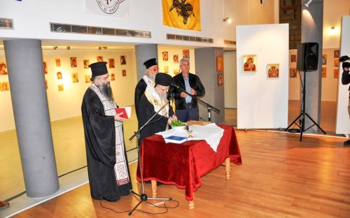 Expoziţie de icoane bizantine a Școlii de pictură „Manuel Panselinos”