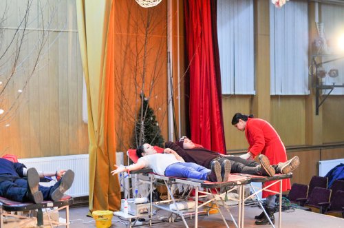 Acțiune de donare de sânge la Mizil, Prahova
