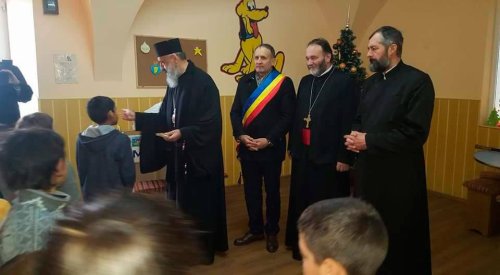IPS Arhiepiscop Irineu la Aşezământul social de la Valea Lungă, Blaj