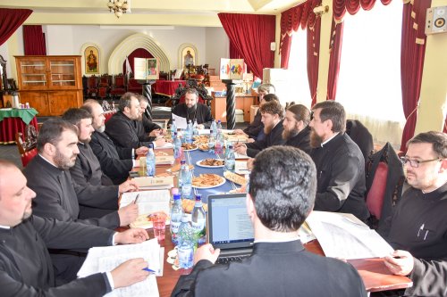 Ședință de lucru a Permanenței Consiliului eparhial al Episcopiei Caransebeșului