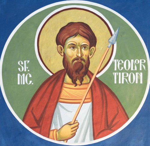Sfântul Mare Mucenic Teodor Tiron; Sfânta Mariamna; Sfinţii Împăraţi Marcian şi Pulheria (Sâmbăta Sfinţilor Cuvioşi)