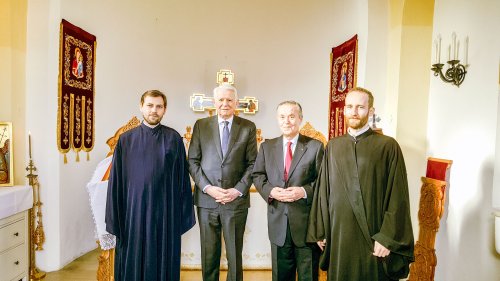 Ministrul de externe al României la Parohia Ortodoxă Română din Zagreb