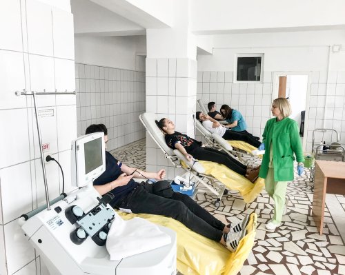 Acțiune de donare de sânge la Focșani