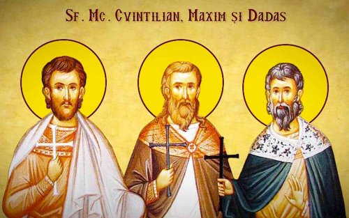 Sfinţii Apostoli Iason şi Sosipatru; Sfinţii Mucenici Maxim, Cvintilian şi Dadas din Ozovia 