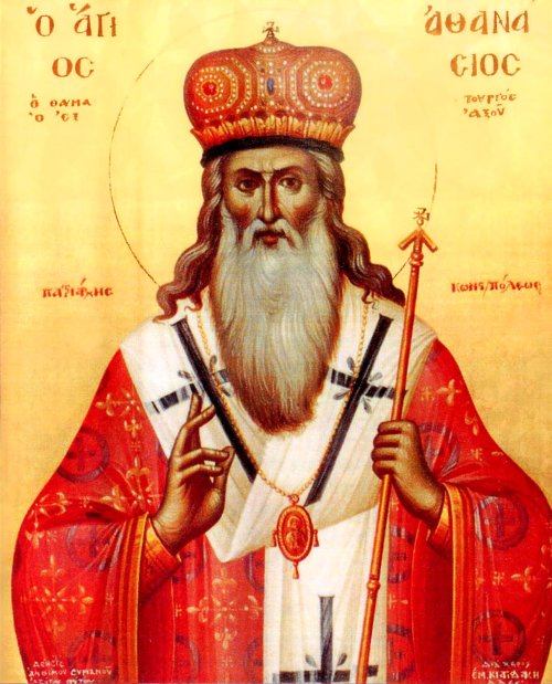 Înjumătăţirea Cincizecimii; Aducerea moaştelor Sfântul Ierarh Atanasie cel Mare; †) Sfântul Ierarh Atanasie al III-lea (Patelarie), Patriarhul Constantinopolului (Dezlegare la peşte)
