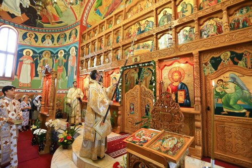Sfințirea picturii Bisericii „Sfântul Voievod Ștefan cel Mare” din Focșani 