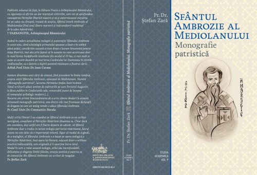 „Sfântul Ambrozie al Mediolanului. Monografie patristică”