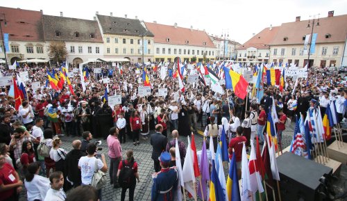 Festivitatea de deschidere a ITO 2018, în Piața Mare din Sibiu