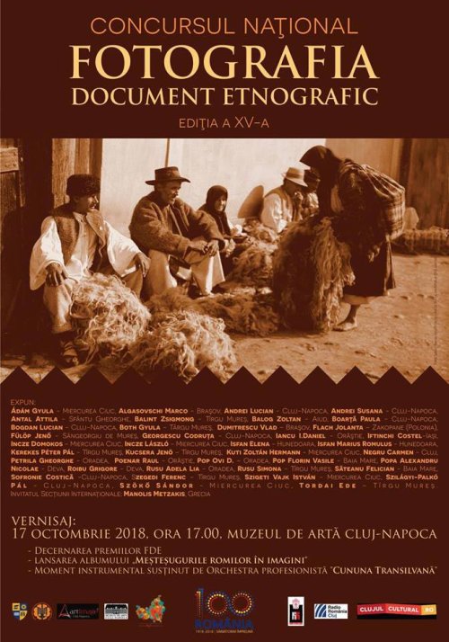 „Fotografia – Document Etnografic”, la Cluj-Napoca
