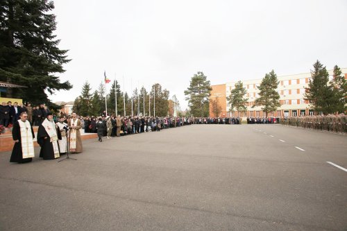 Binecuvântare pentru studenţii militari care au depus jurământul, la Academia Forțelor Terestre „Nicolae Bălcescu” din Sibiu