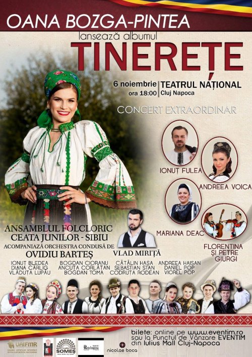 Concert folcloric la Cluj-Napoca