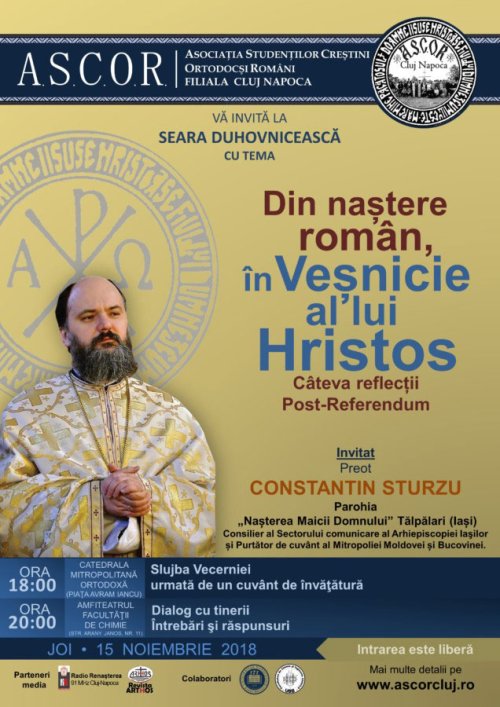 Seri duhovniceşti la ASCOR Cluj