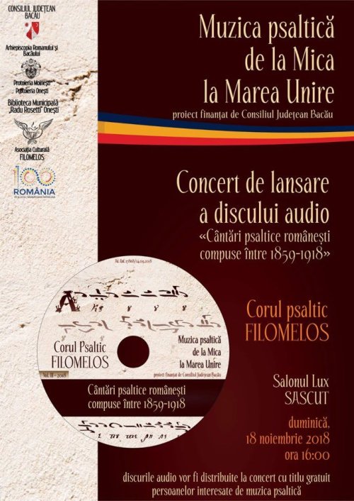 Concert de muzică psaltică la Sascut 