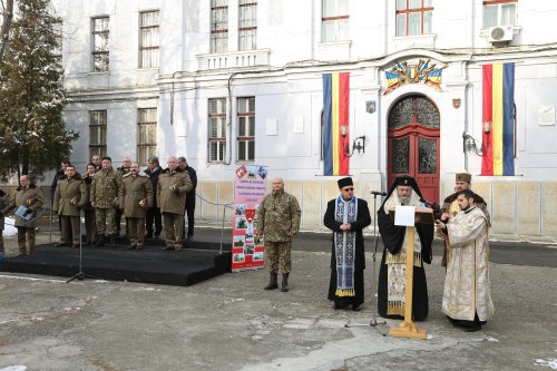 Binecuvântare pentru noii militari care au depus jurământul la Centrul de instruire pentru artilerie terestră și artilerie antiaeriană „Ioan Vodă”, Sibiu