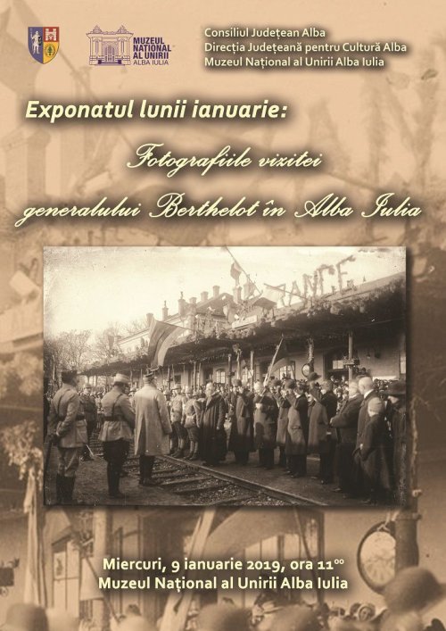 Expoziție cu fotografiile vizitei generalului Berthelot în Alba Iulia