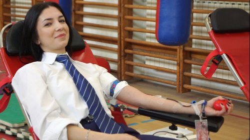 Studenţi de la Academia de Poliţie din Capitală au donat sânge