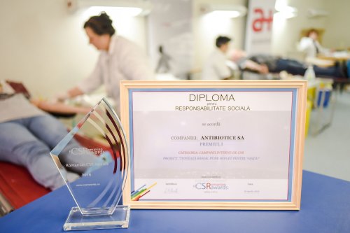 Antibiotice a primit două premii la Gala „Romanian CSR Awards”