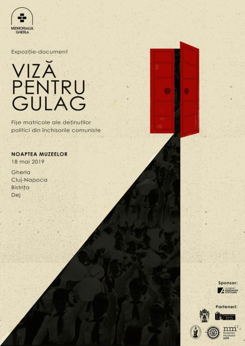 „Viză pentru Gulag”, evenimentul Memorialului Gherla în cadrul Nopții Muzeelor, în Cluj și Bistrița