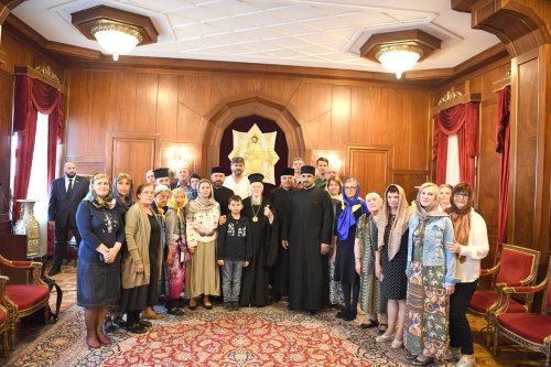 Pelerini bucureșteni binecuvântați de Patriarhul Ecumenic