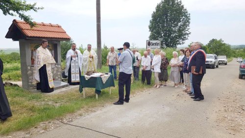 Troiță sfințită la Socolari, Caransebeș, în amintirea deportaților în Bărăgan