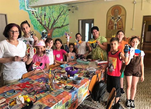 Activităţi de vacanţă pentru copii, la Ocna Mureş, în cadrul „Taberei micului creştin”