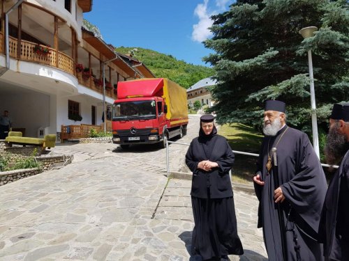 Vizită arhierească la Mănăstirea Râmeț, Alba