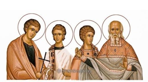 Sf. Ap. Tadeu; Sf. Mc. Vasa,  cu fiii ei; Sf. Mc. Donat diaconul, Romul preotul, Silvan diaconul şi Venust