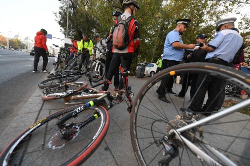 Sancțiuni mai mici pentru bicicliști