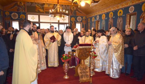 Sfințirea picturii paraclisului Mănăstirii Timișeni-Șag