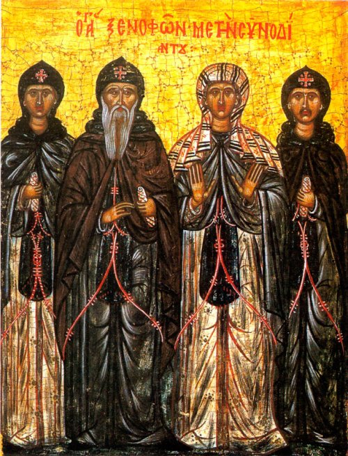 Sfinţii Cuvioşi Xenofont, Maria, Arcadie şi Ioan