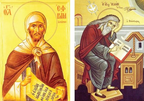 Sfinţii sirieni Efrem şi Isaac, teologi ai Cuvântului Întrupat