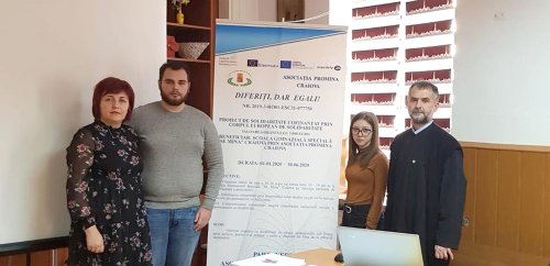 Lansarea proiectului „Diferiți, dar egali!” la Craiova