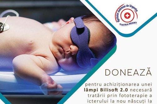 Strângere de fonduri pentru secția de nou-născuți a spitalului din Piatra Neamț